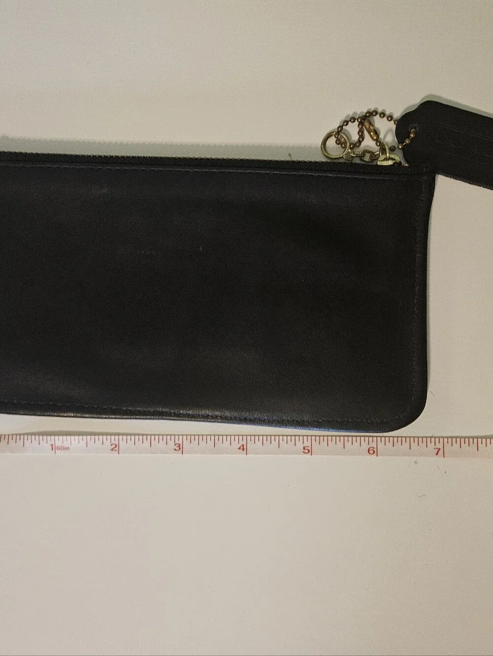 Coach Black Vintage #7170 Skinny Leather Case